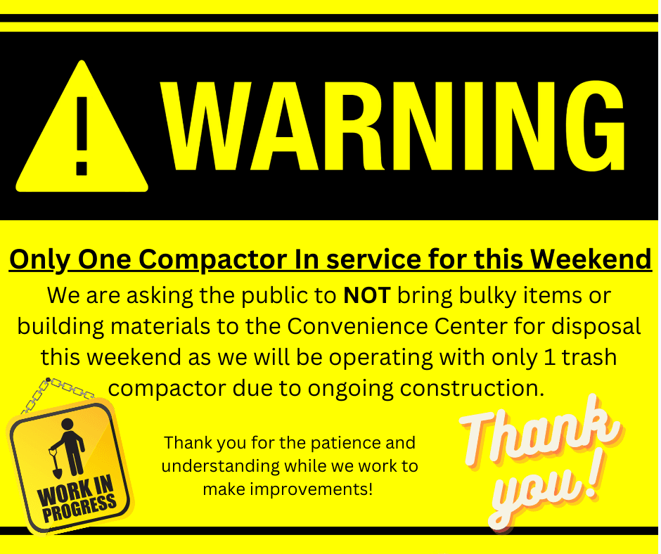 trash compactor down